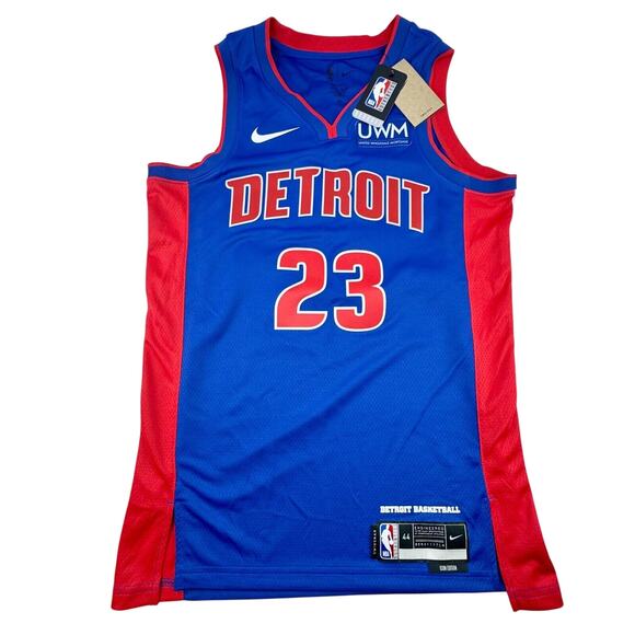 Nike Men’s Detroit Pistons NBA Swingman Jersey Medium 44 RANDALL #23 BER41117LN - Picture 1 of 6